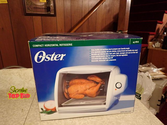 Lot 59-43137 - Compact Oster Horizontal Rotisserie, Looks Unused