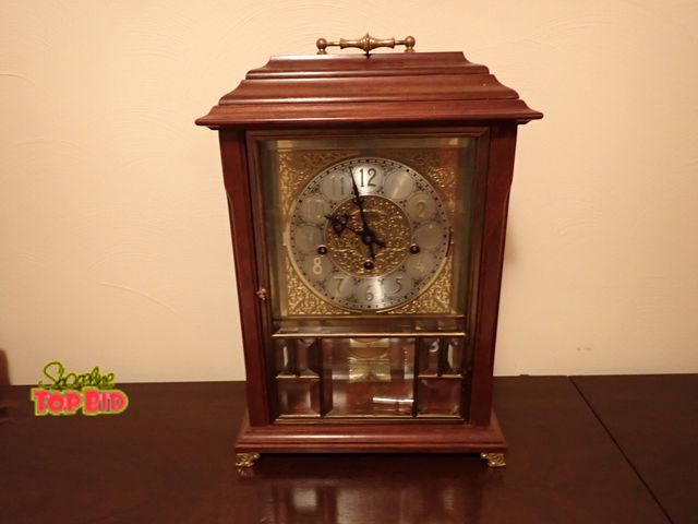 Lot 59-43220 - Ansonia Gold Medallion Mantel Clock with Key