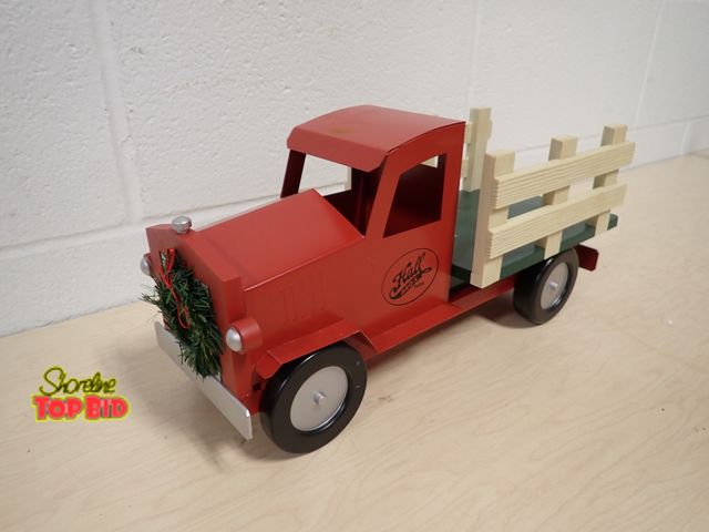 Lot 59-41021 - Hallmark Hall Bro's Farm Christmas Toy Display Truck
