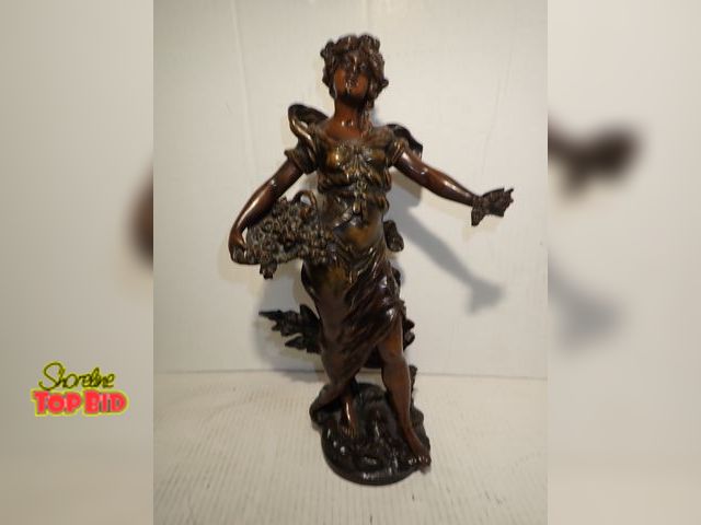 Lot 59-10152 - Bronze Sculpture 19th Century by French Sculptor of the Moreau Family, Signed and Stamped France, 15...