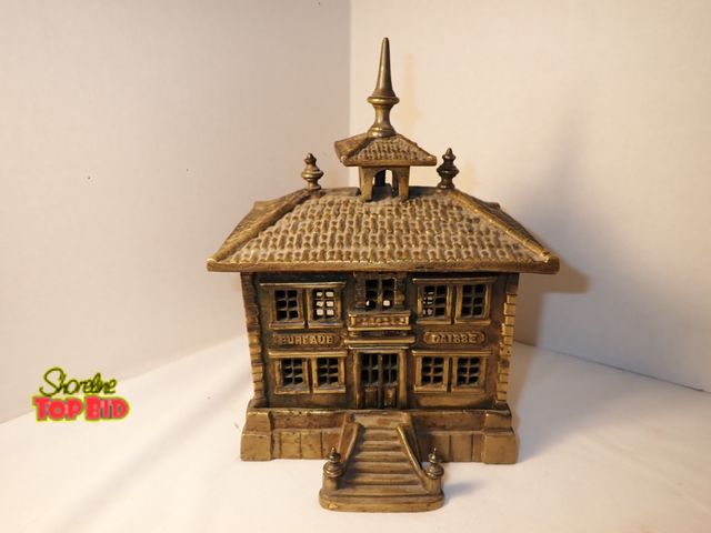 Lot 59-21261 - Beautiful, highly detailed Antique French Architectural Still Bank (tirelire) Dating from late 19th ...
