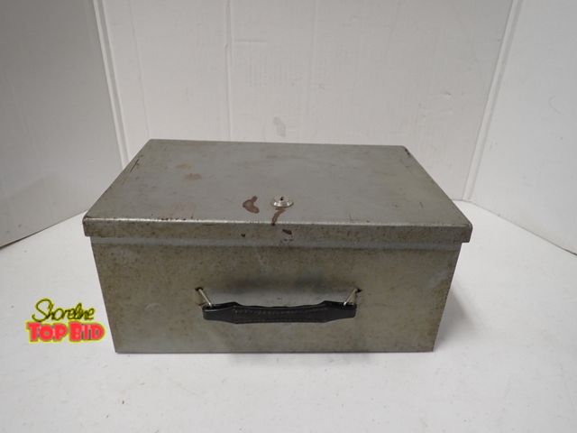 Lot 59-21545 - Vintage Heavy Duty Lock Box - No Key