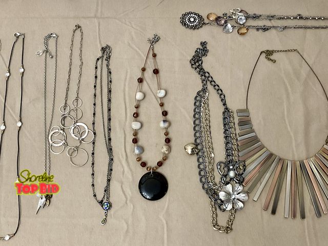 Lot 59-83040 - Lot of 11 necklaces- all in very good condition with no issues.