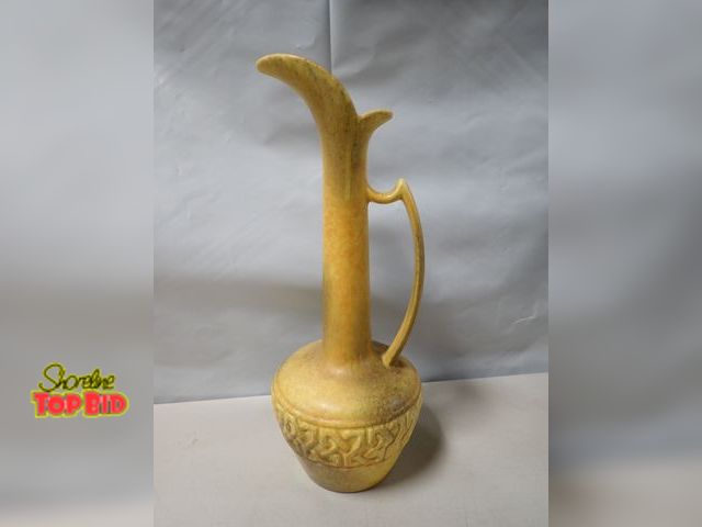 Lot 59-33131 - Mid-Century Modern Haeger Pottery Pitcher 18" tall - No Chips or Cracks