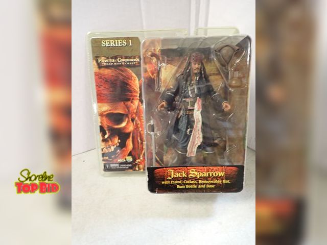 Lot 59-41533 - Pirates of the Caribbean Jack Sparrow Figurine Collectible