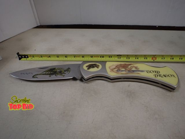 Lot 59-41450 - Bad to the Bone Rebel Edge Locking Folding Knife 17" long