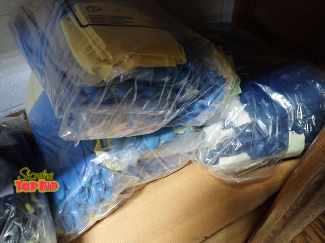 Lot 59-21128 - Blue Rubber Gloves, 3 pkgs of 3 dozen each, Size Small. Benefits YMCA Camp Pendalouan