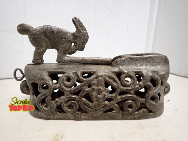 Lot 59-14266 - Antique Cast Iron Billy Goat Semi-Mechanical Penny Bank, dating to the late 19th to early 20th centu...