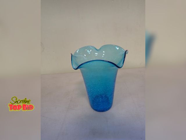 Lot 59-30050 - Mid-Century Hand Blown Flared Vase 9" x 8" dia