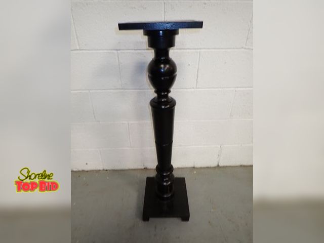 Lot 59-10033 - Elegant Victorian Wood Pedestal or Plinth, Used as a Plant Stand or Displaying Art, Dates Back to th...