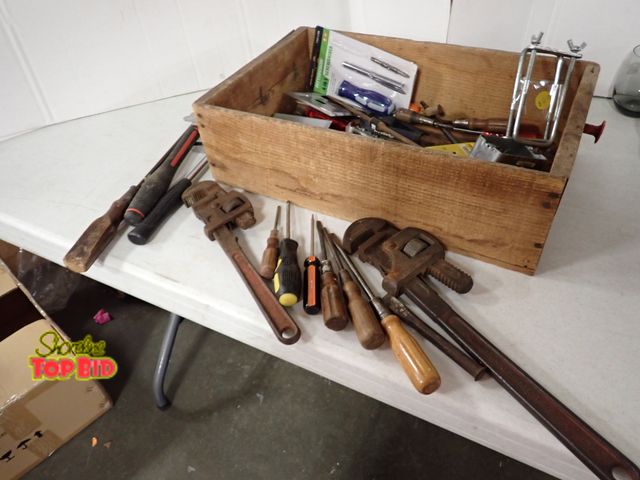 Lot 59-50021 - Misc. Tools and Antique Drawer