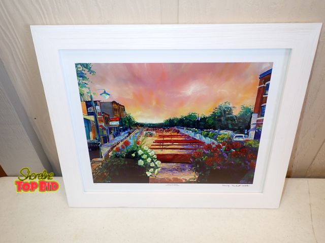 Lot 59-33453 - Framed Print "There's Still Beauty" Grand Haven, MI 13" x 16"