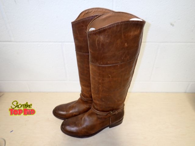 Lot 59-44125 - Frye Melissa Seam Tall Boots Size 6.5 Women's, Gently Used