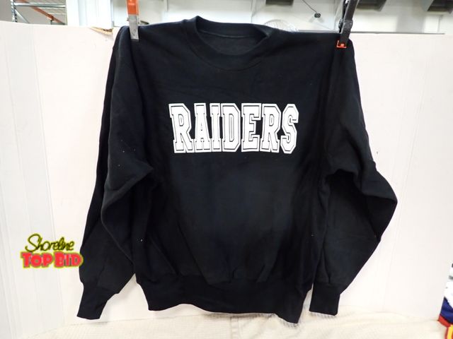 Lot 59-13151 - New Old Stock Vintage 1980s-1990s Crewneck Sweatshirt (Los Angeles Raiders) - Size XLarge,