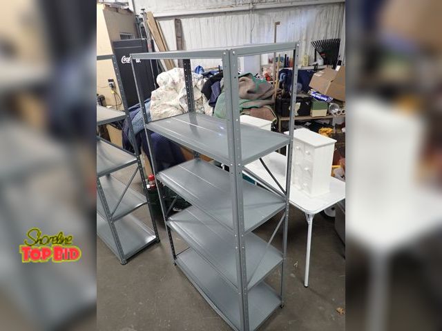 Lot 59-96031 - 4-Tier Metal Storage Shelf 67" x 35" x 15"