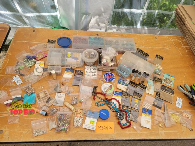 Lot 59-93242 - Massive Jewelry Making Supplies Lot See photos for items in lot! Too massive of a lot to list all it...