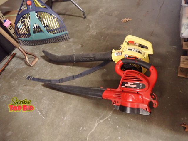 Lot 59-96067 - 2 Leaf Blowers - One John Deere Gas and One Craftsman Electric