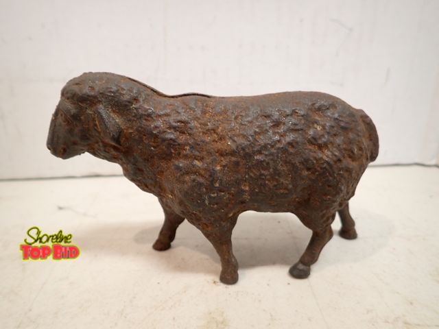 Lot 59-14510 - Antique Cast Iron Shop Coin Bank, late 19th and Early 20th Centuries
