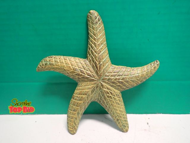 Lot 59-14127 - 1970s Brass Life Size Starfish Sculptures