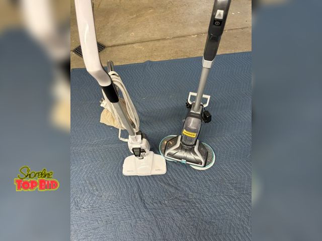 Lot 59-40009 - Rechargeable Bissell Spinwave and Steam &amp; Go steam cleaner with detachable base - Both work