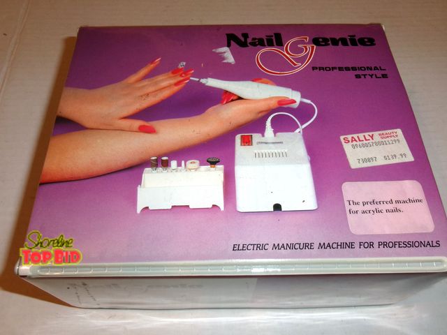 Lot 59-74552 - Nail Genie Professional Style Electric Nail Machine Tested Works Spilo Vintage