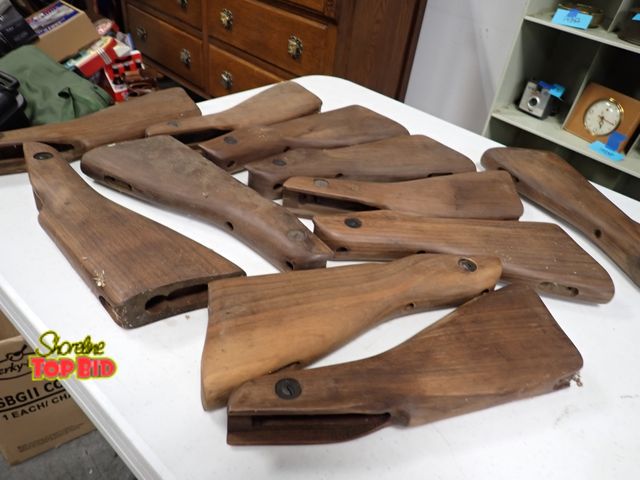Lot 59-33228 - 12 Wood Gun Stocks