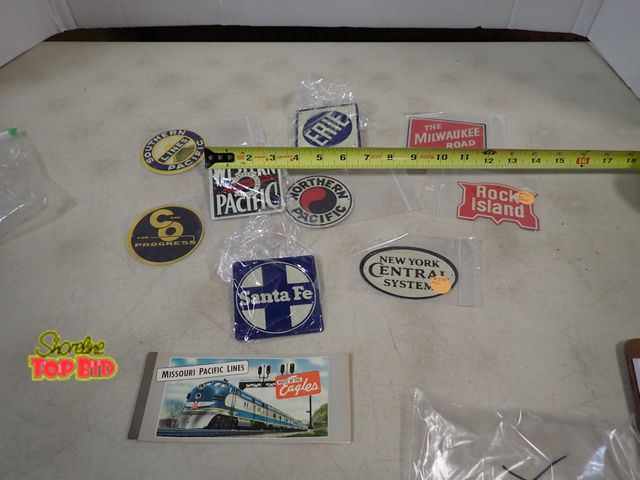 Lot 59-41156 - 1950s Railroad Tin Post Cereal Signs &amp; More