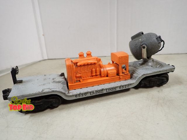 Lot 59-41763 - Lionel 6520 searchlight car