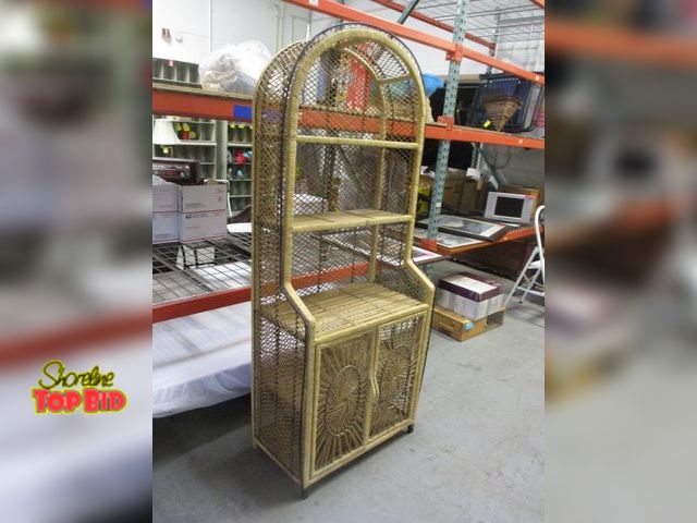 Lot 59-10064 - Wicker Rattan Shelf