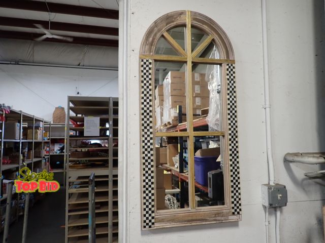 Lot 59-43456 - Framed Decorative Wall Mirror 41" x 19"