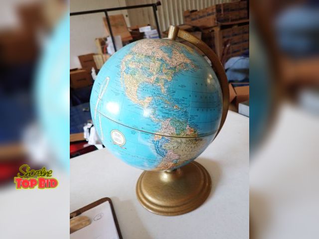 Lot 59-38267 - Vintage Desk Top Globe by Cram Imperial World Globe Co.