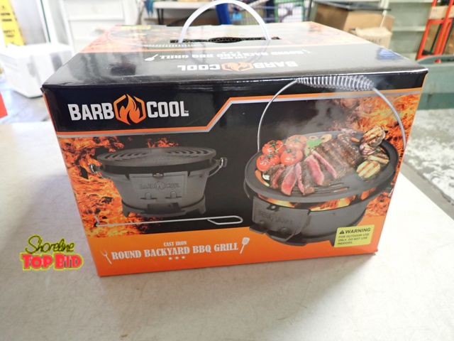 Lot 59-21026 - Round Backyard BBQ Grill, New, Never Used