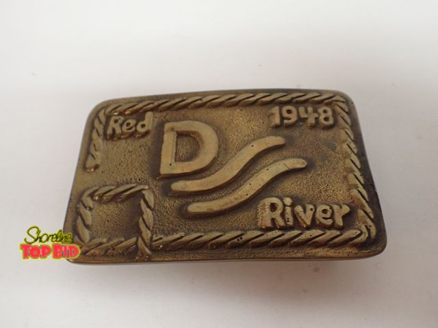 Lot 59-30006 - Red River "D" Belt Buckle Famously Worn by John Wayne. Based on Cattle Brand in 1948 Western Film Re...