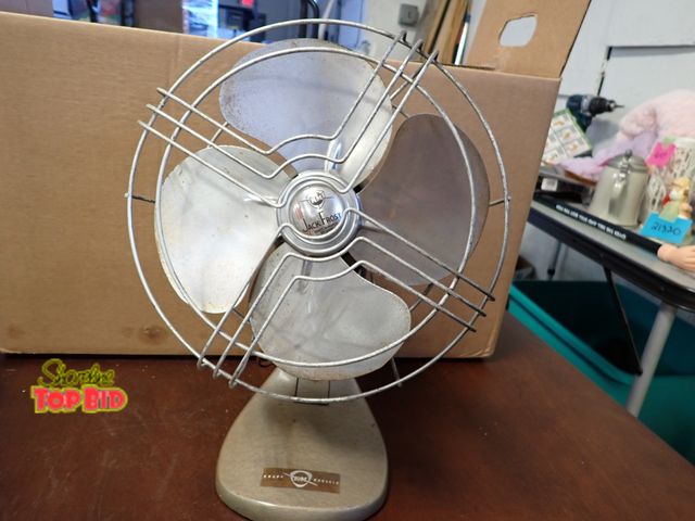 Lot 59-10238 - Rare Vintage Jack Frost Knapp Monarch Fan, Retro Electric, Working - Works Great!