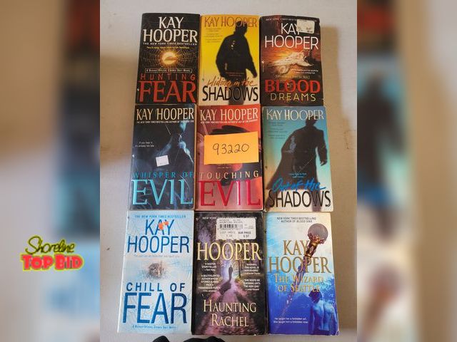 Lot 59-93220 - Kay Hooper Nine Book Lot! See photos for included titles.