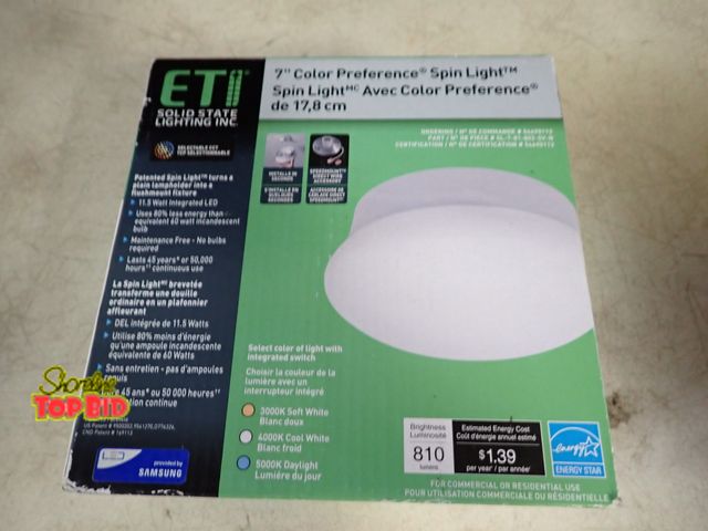 Lot 59-21219 - 7" Color Preference Spin Light. Benefits YMCA Camp Pendalouan