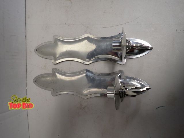 Lot 59-14202 - Pair of Vintage Pewter Candle Sconces by Stieff Pewter