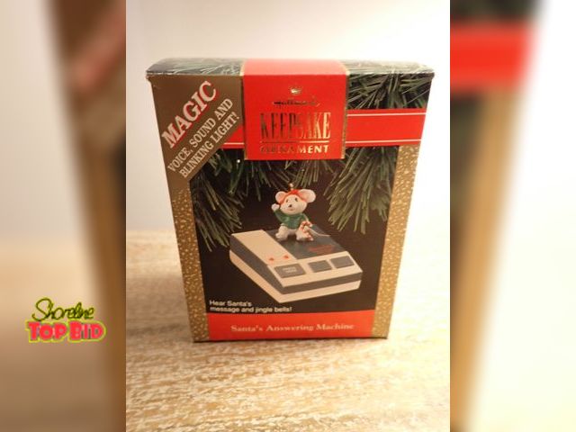 Lot 59-41716 - Hallmark keepsake Santa's Answering Machine ornament
