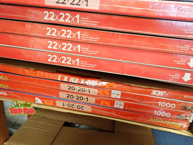 Lot 59-21119 - 6 Air Filters 22" x 22" x 1". Benefits YMCA Camp Pendalouan