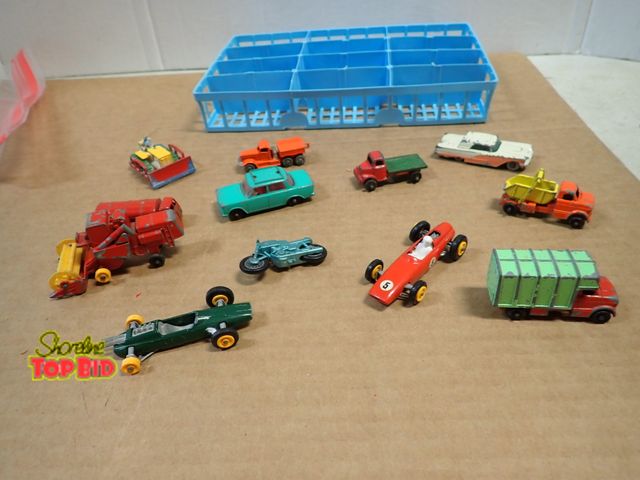 Lot 59-20059 - 6 Matchbox Linsey Toy Cars, 3 Tuf Tootsie and 3 Unmarked Toy Cars