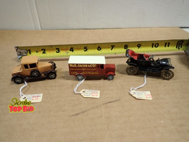 Lot 59-24113 - 2 Vintage Matchbox Models Yester Years 1 W &amp; R Jacob Truck and 1 Morris Coupe, Also 1 Tootsietoy...