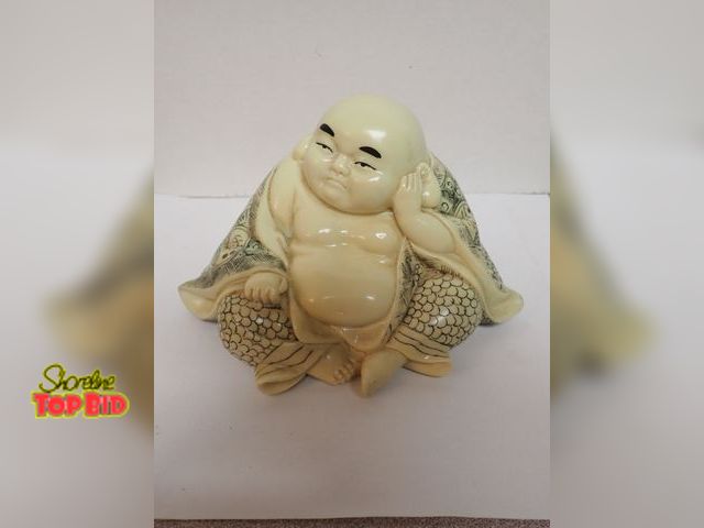Lot 59-30009 - Rare Chinese Figurine Naughty Buddha Hotel with Erotic scene Feng Shui - Bottom Not Fully Pictured