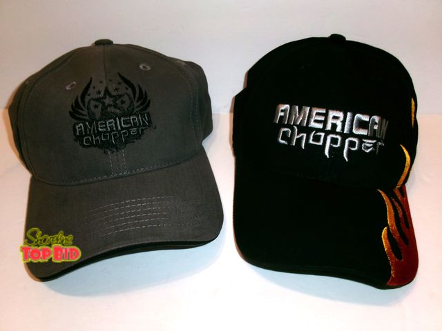 Lot 59-74588 - 2 NOS New Old Stock American Motorcycles Hats. Great gifts!