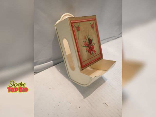 Lot 59-10359 - Vintage Tin Wall Mounted Matchbox Holder