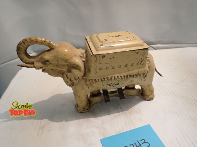 Lot 59-10343 - Art Deco Elephant Cigarette Dispenser, likely Manufactured in the U.S. during the 1920s, Working