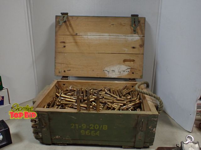 Lot 59-41544 - Large Military Box Full of Rounds