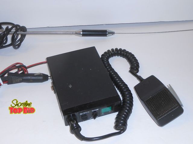 Lot 59-74263 - Cobra CB Radio Vintage COBRA CB Radio with Antenna - functional.