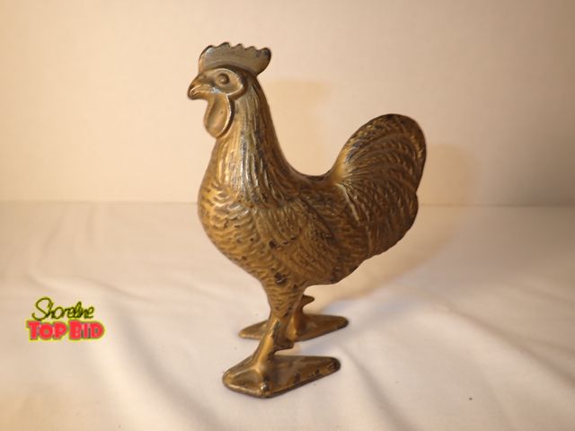 Lot 59-20200 - Antique Cast Iron Rooster Still Bank by A.C. Williams or Hubley 1910s and 1930s, Est. Value $50 - $1...