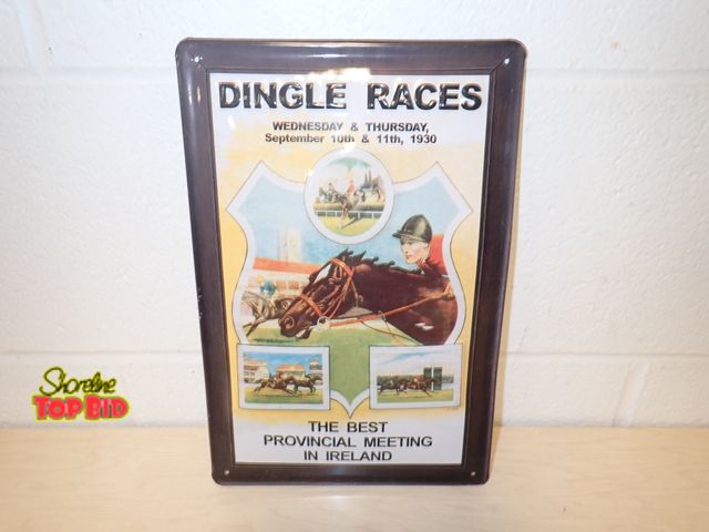 Shoreline Top Bid - Lot 59-43561 - Dingle Races in Ireland Metal Wall ...