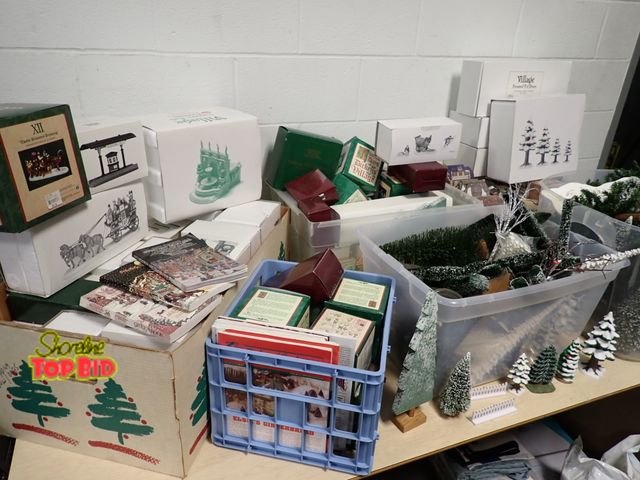 Lot 59-33470 - Huge Dept. 56 Dicken's Village &amp; More Accessories Lot for Villages, Very Nice Lot